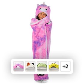 Squishmallows Hooded Throw, Assorted Designs 