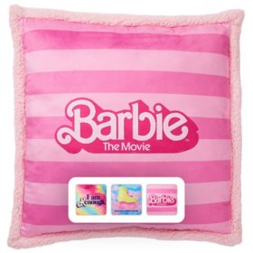 Barbie Decorative Pillow, 22" x 22" (Assorted Colors)