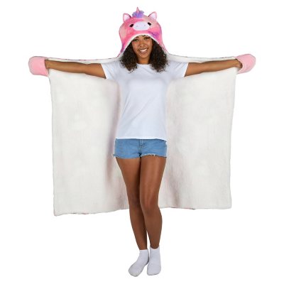 Unicorn hooded throw sales