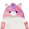 Lola Unicorn 2, variant on Kids Licensed 40" x 50" Hooded Throw with Sherpa Lining