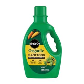 Miracle-Gro Organic Plant Food, Made from Plants for All Plants, 48 oz.