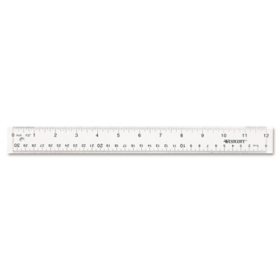 Westcott See Through Acrylic Ruler, 12", Clear