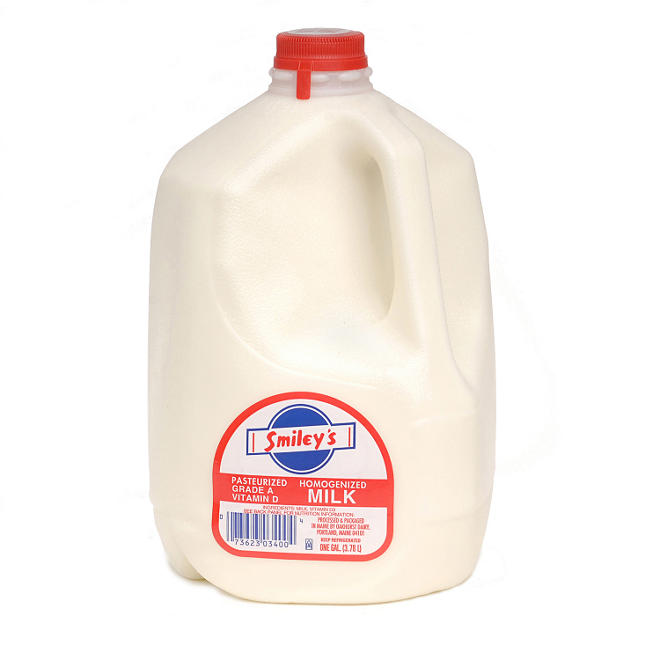 Smiley's Homogenized Milk  (1 gallon)