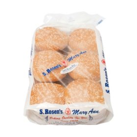 S. Rosen's Sesame Seed Hamburger Buns (12 ct.)