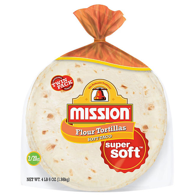 Mission Medium Flour Soft Taco Tortillas 35 oz., 2 pk.