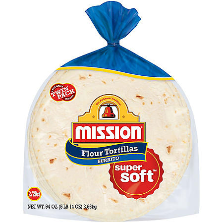 Mission Large Burrito Flour Tortillas (47oz / 2pk)