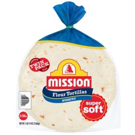 Mission Large Burrito Flour Tortillas 47 oz., 2 pk.