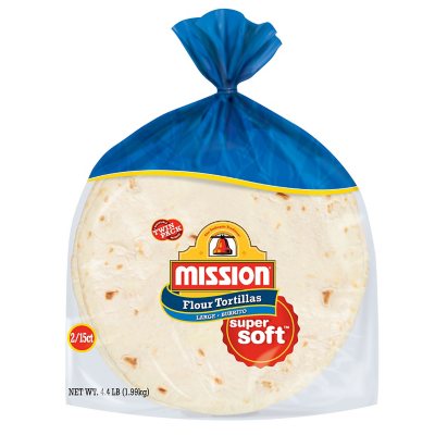 Mission Large Burrito Flour Tortillas (35.2 oz., 2 pk.) Sam's Club