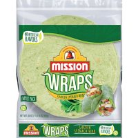 Mission Garden Spinach Herb Wraps (12 ct.)