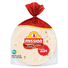 Mission Fajita Soft Flour Tortillas, 20 ct., 23 oz.