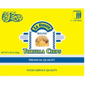 La Fiesta White Round Tortilla Chips 2 lb., 3 ct.