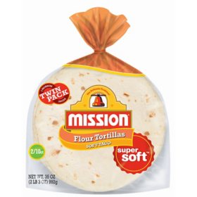Mission 8" Soft Taco Flour Tortillas, Twin Pack (10 ct., 2 pk.)