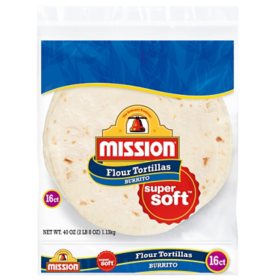 Mission Large Burrito Flour Tortillas (40oz)