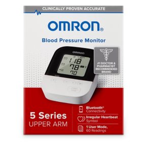 OMRON 5 Series Wireless Upper Arm Home Blood Pressure Monitor