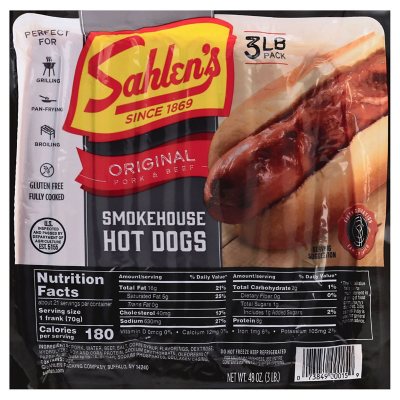 Tender Casing Pork & Beef Hot Dogs