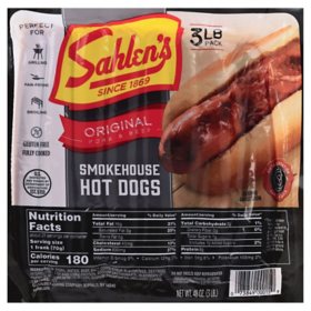 Carolina Bright Leaf Skinless Frankfurters (32 oz.) - Sam's Club