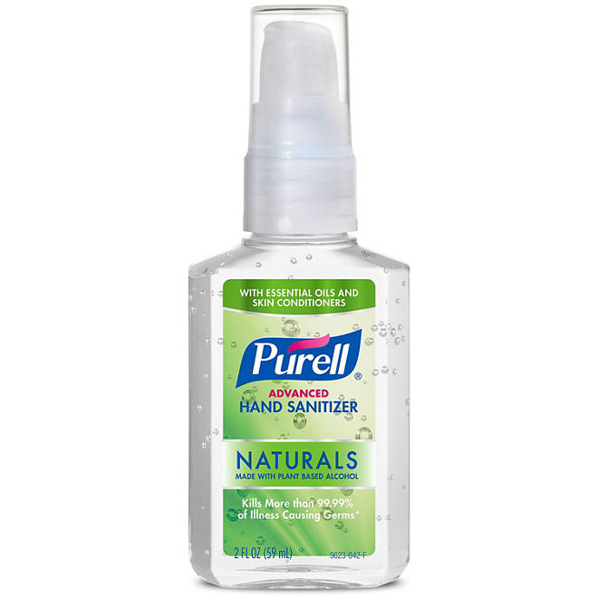 Purell Advanced Instant Hand Sanitizer Naturals (2 oz. pump bottle, 6 pk.)