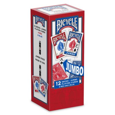  Maverick Playing Cards, Jumbo Index, 12 Pack : Toys & Games