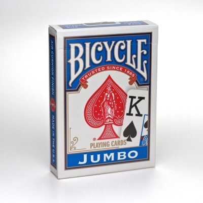 LOT OF 3 NEW DECKS OF BICYCLE CARDS STANDARD SIZE JUMBO FACE PLAYING CARDS 