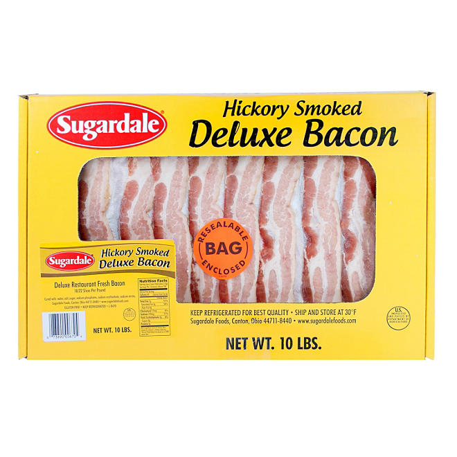 Sugardale® Deluxe Style Bacon - 10 lb.