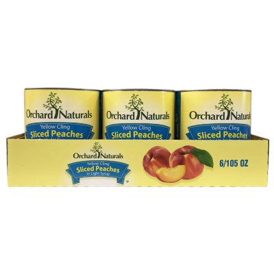Orchard Naturals Yellow Cling Sliced Peaches in Light Syrup (106 oz