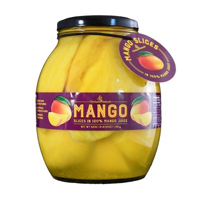 Orchard Naturals Sliced Mangos in 100 Mango Juice (42 oz.) Sam's Club