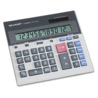 Sharp QS-2130 Compact Desktop Calculator, 12-Digit LCD