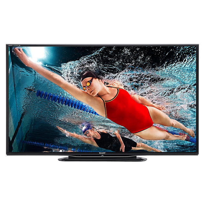 60" Sharp Aquos LED 1080p 240Hz Smart HDTV w/ Wi-Fi and Quattron  Color Technology