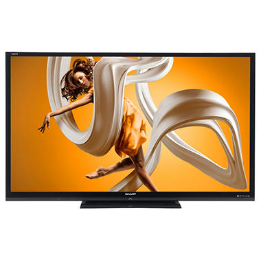 Sharp AQUOS LC-80LE642U 80 inch 1080p 120Hz LED LCD HDTV with Smart TV, Built-in Wi-Fi, 4,000,000:1 Dynamic Contrast Ratio