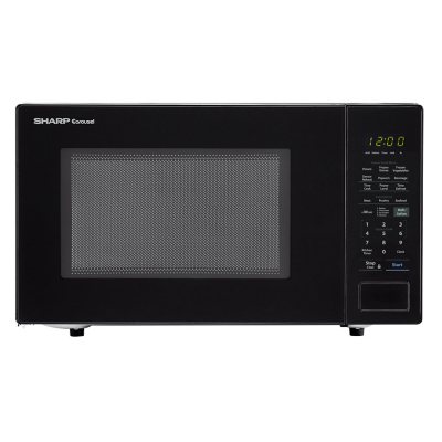 Sharp 1.4 cu. ft. Countertop Black Microwave