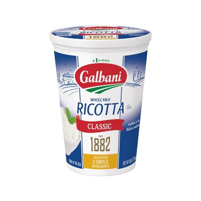 CLASSIC RICOTTA GALBANI 3 LBS Sam's Club