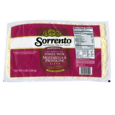 Sorrento® WM Mozzarella/Provolone Shred 5 lb bag Sam's Club