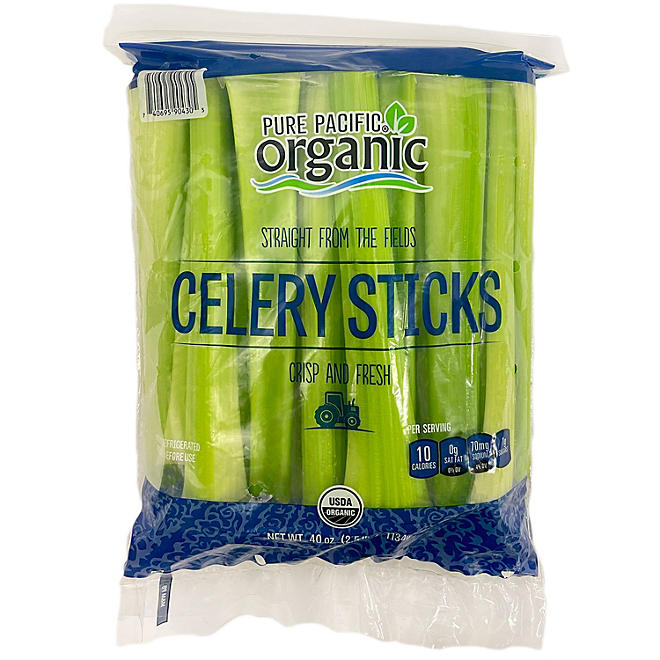 Pure Pacific Organic Celery Sticks 2.5 lbs.