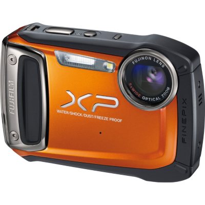 Instant Savings* Fujifilm Finepix XP100 14MP Waterproof Digital Camera -  Orange - Sam's Club