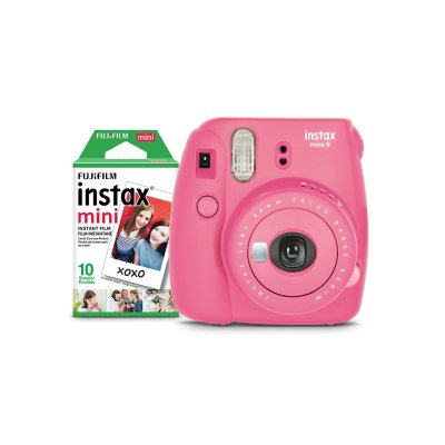 Fujifilm Instax Mini 9 Smokey White Camera with Batteries and Battery  Charger