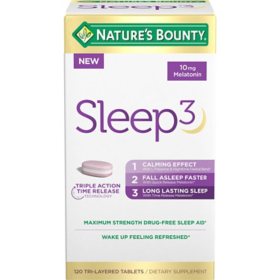 Nature's Bounty Sleep3 Tri-Layer Tablets (120 ct.)