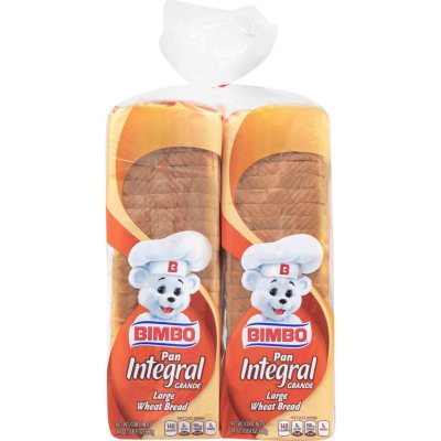 Bimbo Large Wheat Bread (24oz / 2pk) - Sam's Club