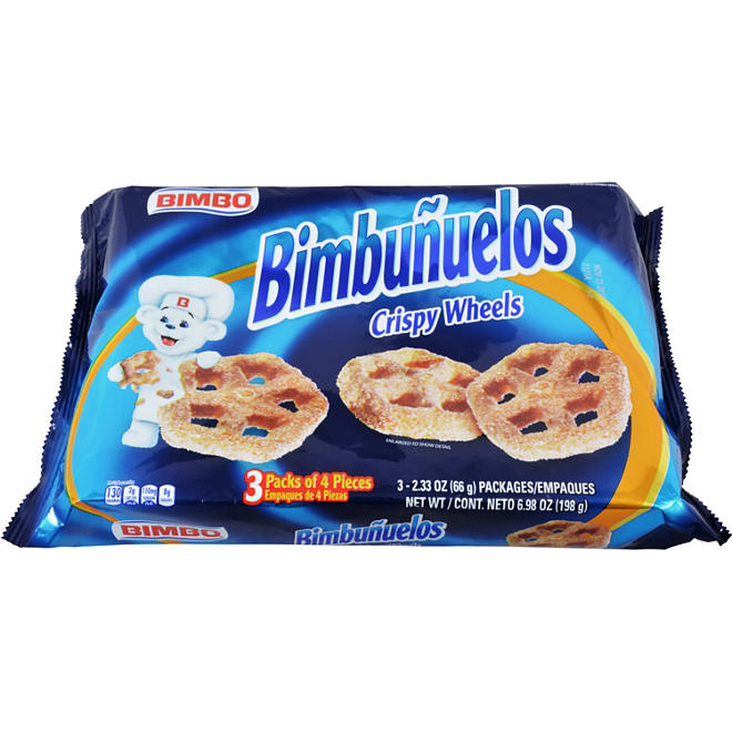 Bimbunuelos - 2.3 oz. pk. - 3 pc. ea. - 4 pks. 