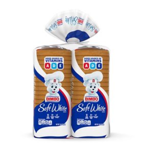 Bimbo Soft White Bread Family Pack 20 oz., 2 pk.
