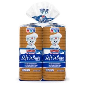 Bimbo Soft White Bread Family Pack 20 oz., 2 pk.