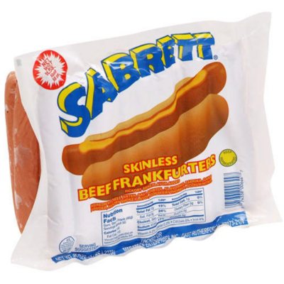 Sabrett Hot Dogs (5lb - 40 count) - Majestic Foods - Patchogue New