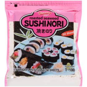 Shirakiku Roasted Seaweed Sushinori 50 ct.