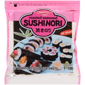 Shirakiku Roasted Seaweed Sushinori (50 ct.)