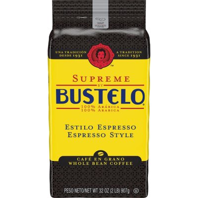 Cafe Bustelo Whole Bean Supreme Coffee (32 oz.) - Sam's Club