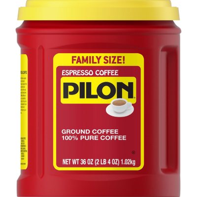 Pilon Espresso Ground Coffee (10 oz) Delivery - DoorDash