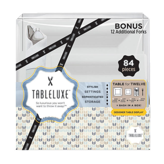 Tableuxe Square Plate Pack (84 ct. pack)