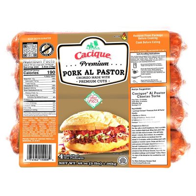 Cacique Al Pastor Premium Pork Chorizo (48 oz., 4 pk.) - Sam's Club