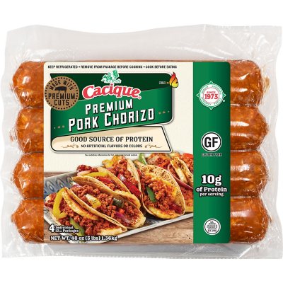  Cacique Pork Chorizo - 9 oz (6 Pack) : Grocery