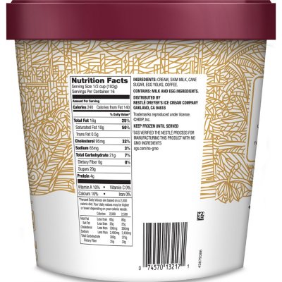 Haagen-Dazs Ice Cream, Coffee (64 oz.) - Sam's Club