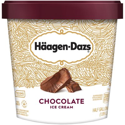 Haagen-Dazs Chocolate Ice Cream (64 fl. oz.) - Sam's Club